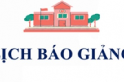 Lịch báo giảng